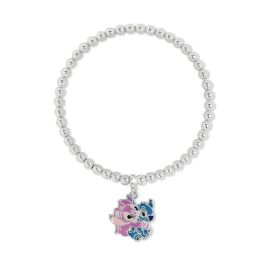 PEERS HARDY Pulsera expansible plateada con colgante Angel & Stitch de Disney Precio: 16.94999944. SKU: B1CNAPNMXW