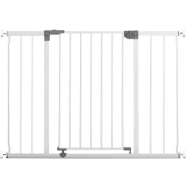 Dreambaby Barrera de seguridad Extra grande LIBERTY - Por presión - L 99/105.5 x H 75 cm - Blanco