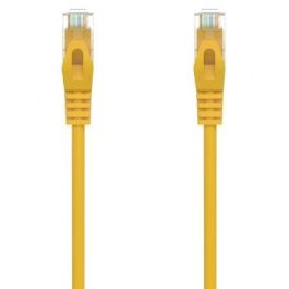 Aisens A145-0568 Cable de Red Latiguillo RJ45 Cat.6A UTP AWG24 LSZH 10 Gigabit/s 500 MHz 100% Cobre para PoE 2m Amarillo