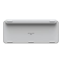 Logitech MX Keys Mini Teclado Inalámbrico Gris Pálido - Teclas Esféricas Cóncavas, Retroiluminación Inteligente, Bluetooth