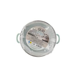 Quid Cocco Cacerola de Acero Esmaltado Verde 18 cm Antiadherente Apta Vitrocerámica Eléctrico Gas