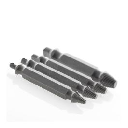 Brocas para Extraer Tornillos Dañados InnovaGoods 4 Unidades Brocas para Extraer Tornillos Dañados InnovaGoods 4 Unidades
