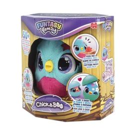 Diset Funtasy Family Chick-A-Boo Peluche Interactivo Mamá Gallina Incuba Huevos, Pollitos, Sonidos. Incluye 2 Huevos y 2 Pollitos. Edad 3+