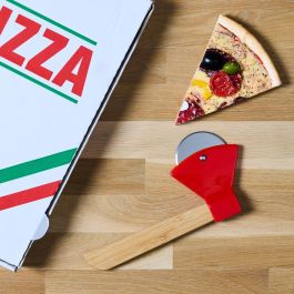 Cook Concept Cortador Pizza Forma Hacha Ludique Maderas Varias