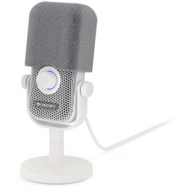 Endorfy Solum Voice S Micrófono USB-C con Iluminación RGB Blanco