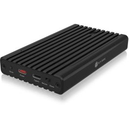 ICY BOX IB-2817MCL-C31 Caja Externa USB-C 3.2 para 2x M.2 NVMe SSD con Función de Clonación