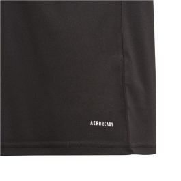 Camiseta de Fútbol de Manga Corta para Niños Adidas Squad 21 Negro M