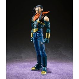 Tamashii Nations S.H. Figuarts Dragon Ball GT Super Android 17 - Figura de 15 cm con accesorios