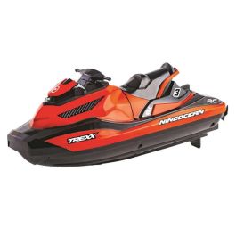 Ninco Moto de agua radio control TREXX con 2 motores, emisora 2,4Ghz, 3,7V, 24,5x22x9 cm
