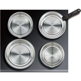Arthur Martin AM516GT Batería de Cocina de 6 Piezas, Tecnología 3 Capas Triple Acción, Apta para Todas las Fuentes de Calor, Inducción Incluida