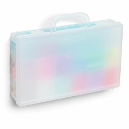Bandai Rainbow Loom Kit para Crear Pulseras Elásticas Personalizadas - Incluye 4000 Bandas y Perlas Beadmojis, Ideal para Niños +4 Años