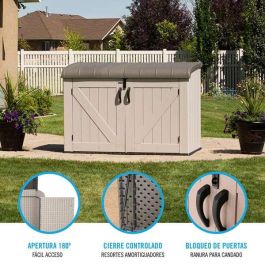 Armario Lifetime 60170 Horizontal Exterior 190 x 131 x 106 cm Acero Plástico