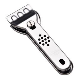 San Ignacio Rascador de vitrocerámica de acero inoxidable 13,4 x 4,5 cm con 3 cuchillas