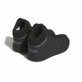 Zapatillas Deportivas Infantiles Adidas Hoops 3.0 Mid Negro