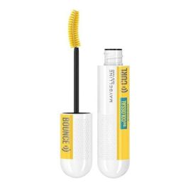 Maybelline Máscara de Pestañas Colossal Curl Bounce Waterproof, Volumen Extremo y Rizo Duradero, Tono Very Black 10ml