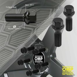 Kit de tornillos OMP OMPS09571401 M14 x 1,50 4 uds