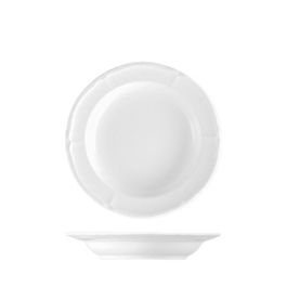 LANGENTHAL BARROCO Plato Hondo, Colección Barroco Grabada, Vajilla de porcelana blanca, 18 cm de diámetro (Set de 6) Precio: 6.50000021. SKU: B1A9SWPAXS