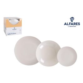 Vajilla Onda 18 Piezas Ivory Brillo Redonda - Santa Clara (2 Unidades) Precio: 80.89999984. SKU: B16X2FA2BH
