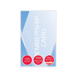 Gbc Bolsa de plastificar Jumbo 75x105 mm 2x125 mc Caja de 100 unidades