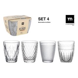 La Mediterranea Set 4 Vasos Keros 270 cc Precio: 40.68000035. SKU: B12E9W55MW