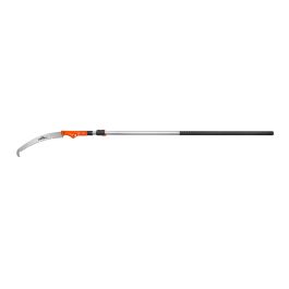 Stocker Serrucho corvo 430 tc con mango telescópico, art. 523, 569 - Poda segura desde el suelo, mango ergonómico antideslizante, hoja de 43cm