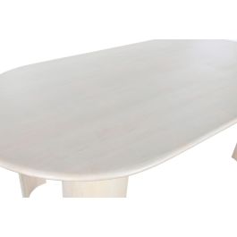 DKD Home Decor Mesa Comedor Blanco 200 x 100 x 76 cm