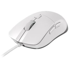 CHERRY XTRFY M50 Ratón Óptico con Cable USB, 12000 DPI, para Juegos, Diseño Ergonómico Mano Derecha, Blanco