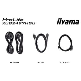 IIYAMA XUB2497HSN-B2 60,5 cm (23,8") 1920 x 1080 Pixeles Full HD LED 1 ms Negro