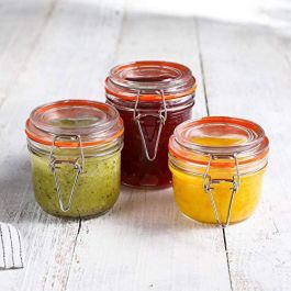 La Mediterranea Tarro Hermético de Vidrio con Cierre Clip 180 ml (36 Unidades) La Mediterranea Tarro Hermético de Vidrio con Cierre Clip 180 ml (36 Unidades)