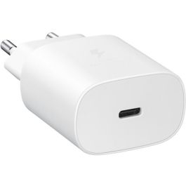 Samsung Cargador Rápido USB Tipo C 25W Blanco OEM con Cable 1m para Galaxy