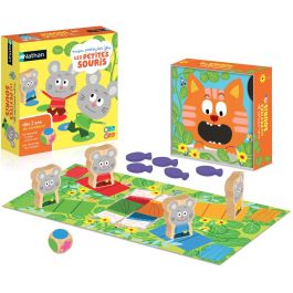 Nathan My First Game The Little Mice - Juego de mesa para niños a partir de 2 años - Ayuda a los ratoncitos a regresar a casa