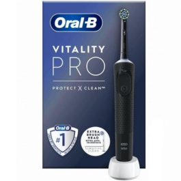 Oral-B CEP DENTAL VPR BK V3 Cepillo Dental Eléctrico Recargable Vitality Pro con 3 Modos (Limpieza, Sensible) y Temporizador - Negro Oral-B CEP DENTAL VPR BK V3 Cepillo Dental Eléctrico Recargable Vitality Pro con 3 Modos (Limpieza, Sensible) y Temporizador - Negro