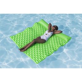 Bestway Colchoneta Hinchable Gigante Enrollable Verde 213x170 cm Playa y Piscina 44106