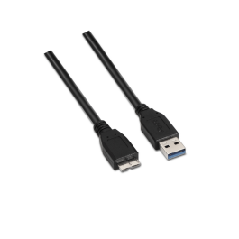 Cable USB 3.0 Aisens A105-0044/ USB Macho - MicroUSB Macho/ Hasta 9W/ 625Mbps/ 2m/ Negro Precio: 6.50000021. SKU: B15PNMAPGK