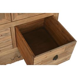 DKD Home Decor Armario Antik China Natural 52 x 180 x 88 cm Acabado Lacado Hecho a Mano 2 Cajones 2 Puertas