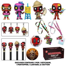 FUNKO Kit Mistery Box Marvel Deadpool - Incluye Figura POP, Llavero, Bolígrafo, Cordón y Botón Aleatorios Precio: 50.79000047. SKU: B1GE84JNJ3