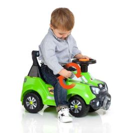 Molto Correpasillos 4x4 con palo y bandeja de seguridad, emite sonidos, pilas incluidas, desde 1 año, plástico, 92 cm