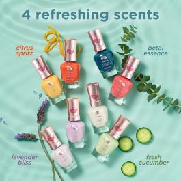 Sally Hansen Color Therapy Esmalte de Uñas, Tratamiento con Aceite de Argán, #448 Chill & Refresh, 14.7 ml