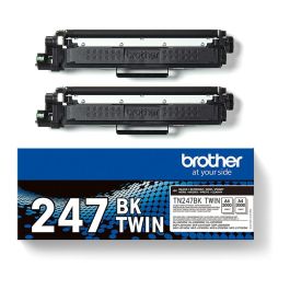 BROTHER pack de 2 cartuchos deToner negro de larga duracion tn247bktwin/TN247BKTWIN