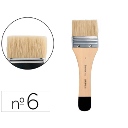 Liderpapel Brocha Paletina Plana Ancho 65 mm Pelo de Cerda Certificado FSC para Óleos y Acrílicos Precio: 81.312. SKU: B1E3SQ2CQV