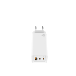 LEOTEC Cargador 65W GaN Rápido 2 USB-C + 1 USB-A Blanco Carga Múltiple Dispositivos Universal Precio: 17.5000001. SKU: S5616729