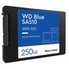 Western Digital WDS250G3B0A Disco SSD Interno WD Blue SA510 250GB, SATA III 2.5" 7mm, 555MB/s Lectura y 440MB/s Escritura