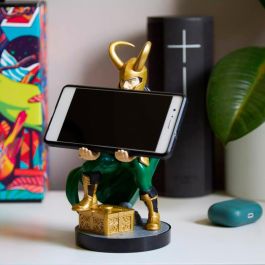 Exquisite Gaming Cable Guy Loki Marvel 20cm - Soporte y cargador para mandos PlayStation/Xbox y smartphones
