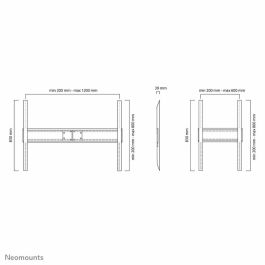 Soporte TV Neomounts LFD-W1500 60-100" 150 kg