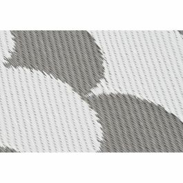 DKD Home Decor Alfombra de Poliéster con Ondas Gris Blanco 180x120 cm (2 Unidades) DKD Home Decor Alfombra de Poliéster con Ondas Gris Blanco 180x120 cm (2 Unidades)