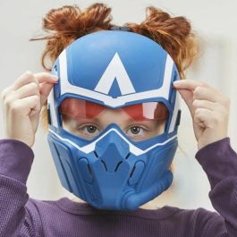 Hasbro Máscara Marvel Vengadores Capitán América de Juego de Rol con Lentes Abatibles para Niños +5 Años Película Brave New World