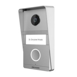 Hikvision Panel Videoportero Villa 2 Hilos 2M Antivandálico IK07 IP65 Superficie Cámara