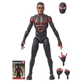 Hasbro Marvel Legends Miles Morales Ultimate Spider-Man Figura de Acción Coleccionable 15 cm Articulable con 5 Accesorios