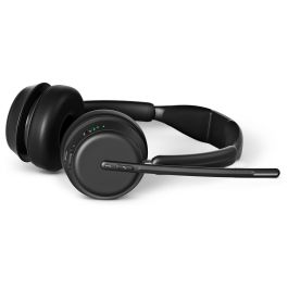 EPOS Impact 1061 Auriculares Bluetooth Inalámbricos para Oficina/Centro de Llamadas, Diadema, Binaural, Negro