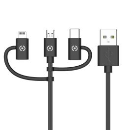 Cable USB a Micro USB y USB C Celly USB3IN1BK Negro 1 m Precio: 19.49999942. SKU: B133HS2PA7